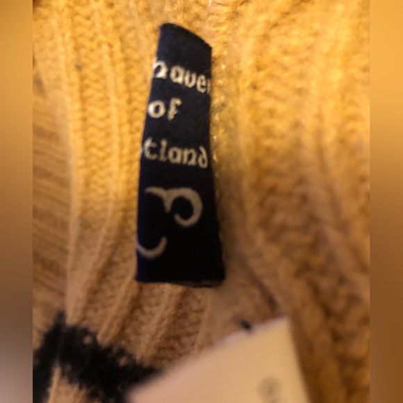 Warner Bros. Harry Potter Mustard/Black Hufflepuff Quidditch Sweater. Size- S - Picture 12 of 12